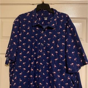 Mens flamingo design top